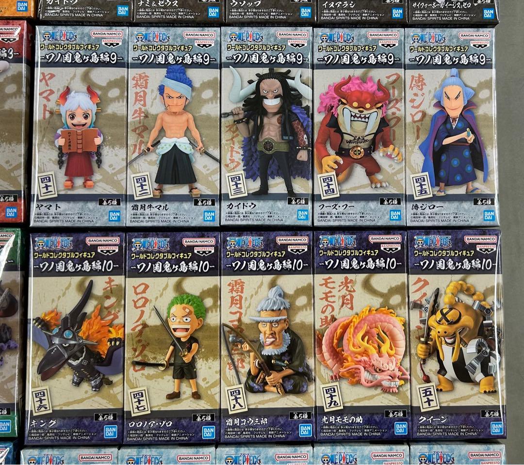 【新品未開封】ワーコレ ワノ国鬼ヶ島編コンプ+ギア5スペシャル 計60体