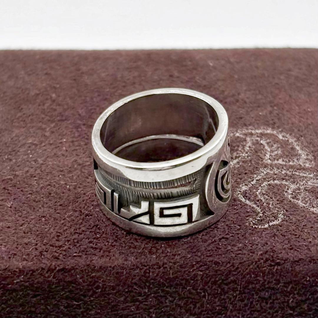 ホピ族 ルシオンバ マンインザメイズ リング 9号 希少