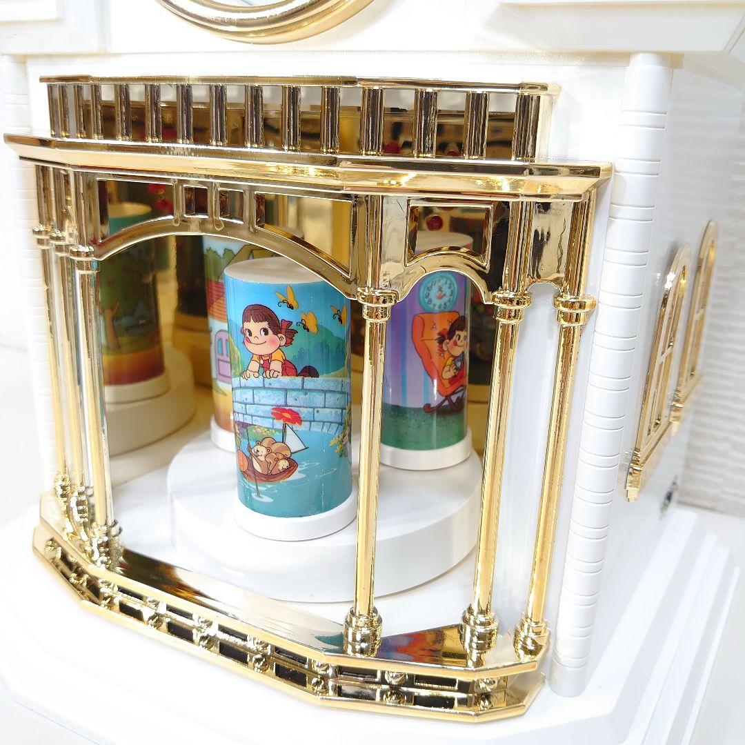 不二家 ミルキー 40周年記念 懸賞品 置き時計 メルヘンクロック 1992年