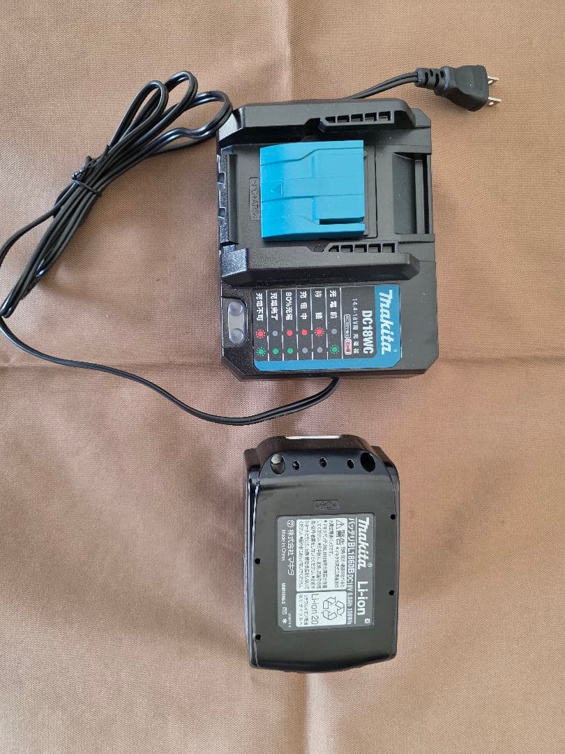  peak 扇風機 マキタ純正バッテリー+充電器付