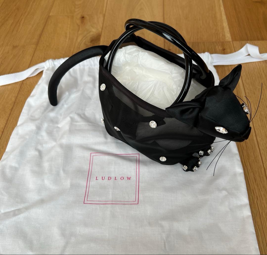 レア　美品　LUDLOW ラドロー　cat キャット　バッグ