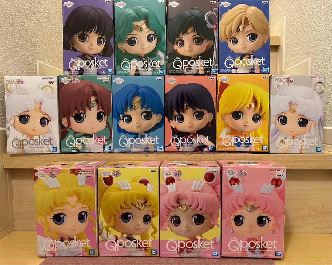 セーラームーン フィギュア 14点セット Qposket まとめ売り 全種コンプ