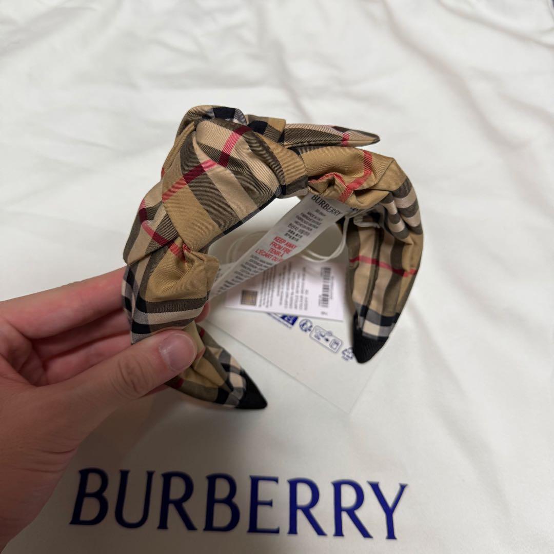 Burberry カチューシャ　バーバリーチェック