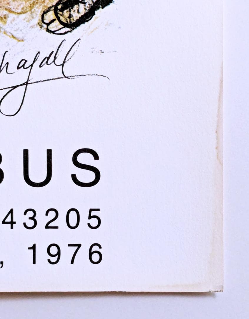 t*a様 シャガール リトグラフ『ラ・シュヴォーシェ』アメリカ