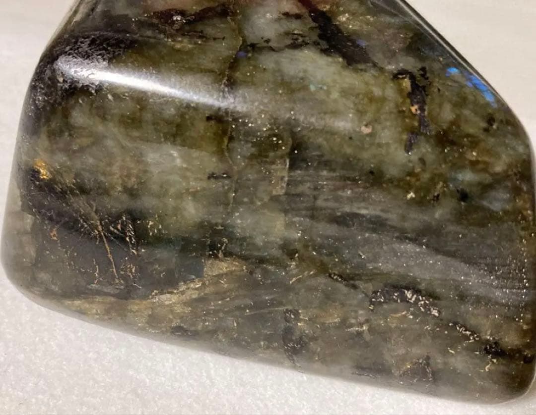 マジックワーカーの石】ラブラドライト マダガスカル産 924g フリー