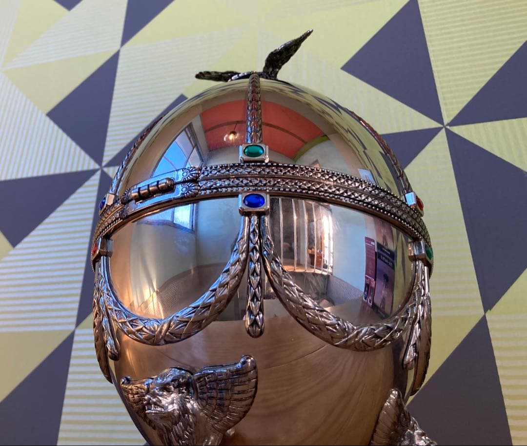 ラドガ インペリアルコレクション 銀 ベネチアングラス デキャンタ 空