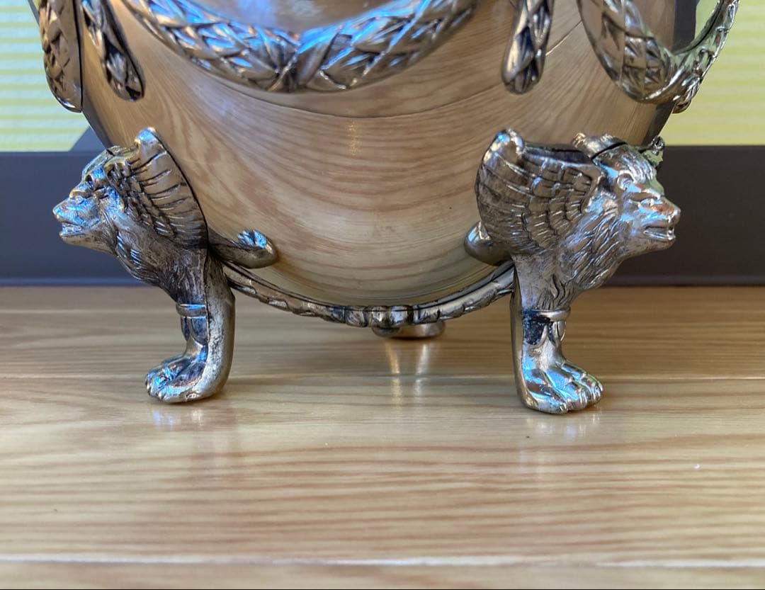 ラドガ インペリアルコレクション 銀 ベネチアングラス デキャンタ 空