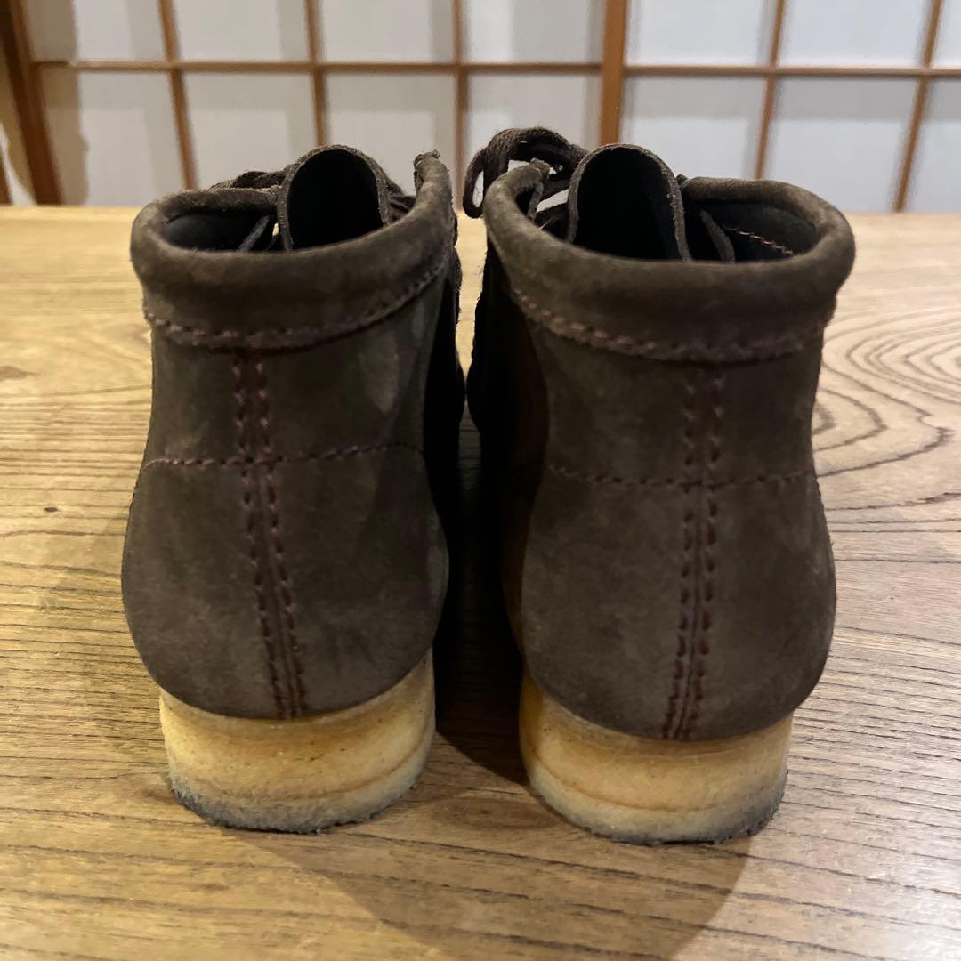 クラークス ワラビー オリジナル ダークブラウン スエード 美品