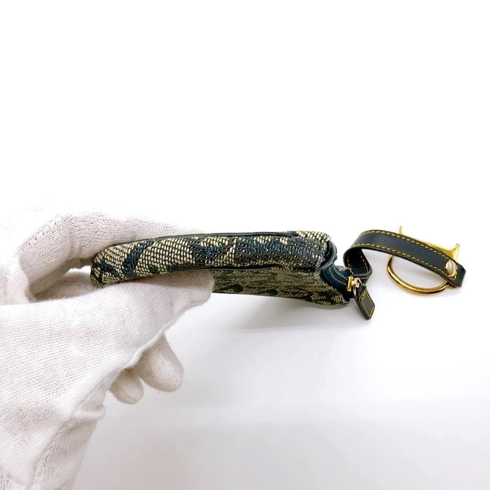 ◇クリスチャンディオール◇キャンバス×レザー/サドル/トロッター/ケース