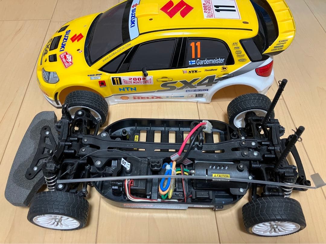 タミヤ ラジコンXB PRO 1/10 SUZUKI SX4 WRC 黄色 - メルカリ
