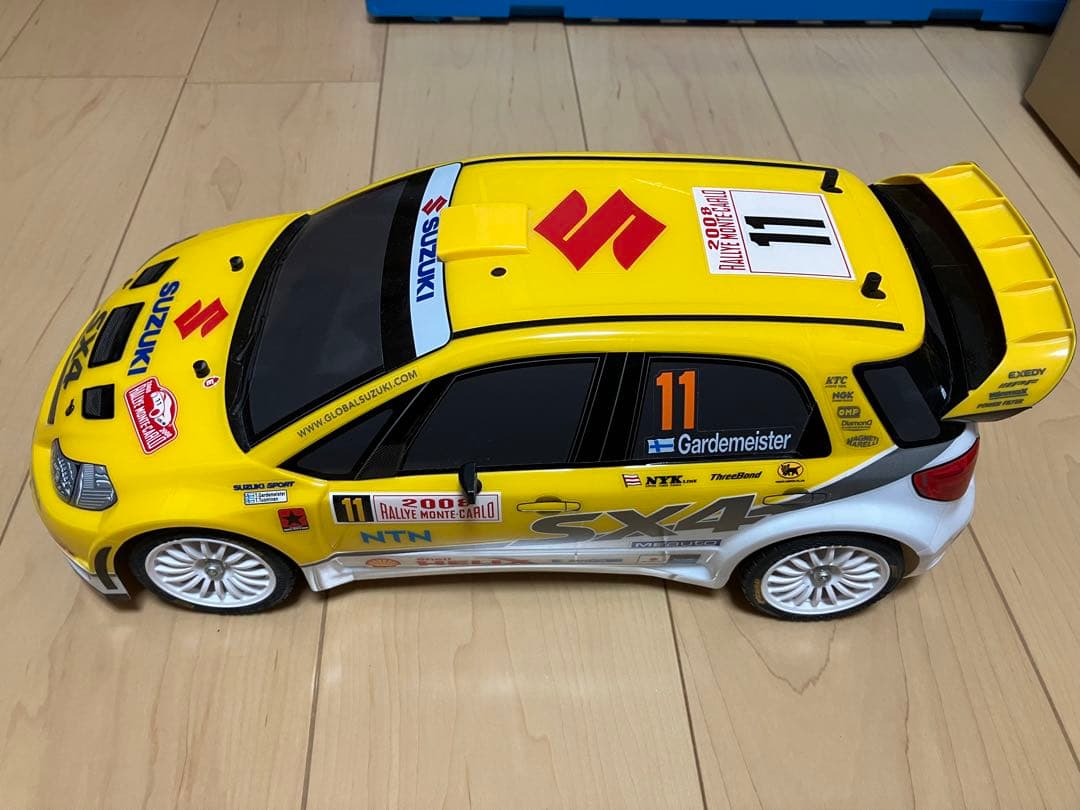 タミヤ ラジコンXB PRO 1/10 SUZUKI SX4 WRC 黄色 - メルカリ