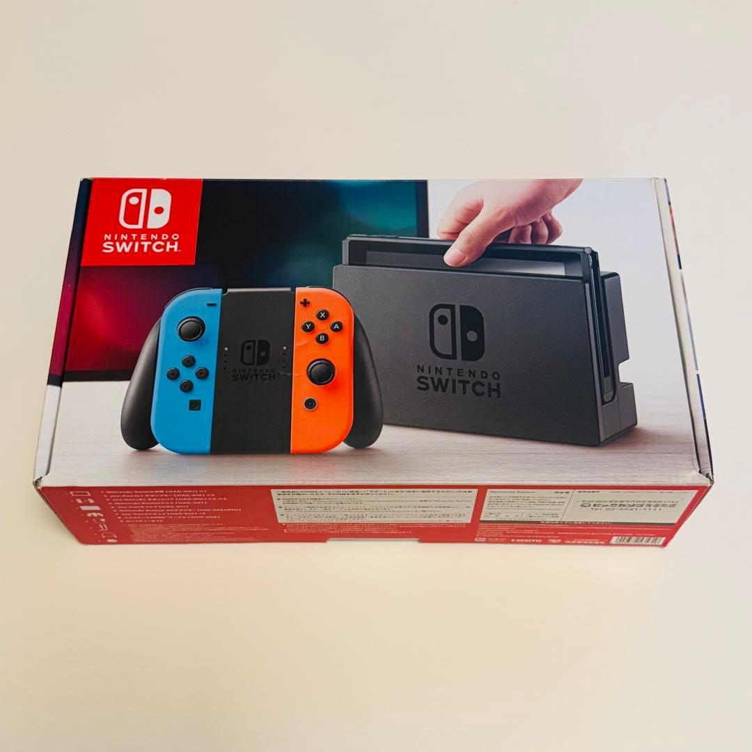 Nintendo Switch 本体 赤/青 Joy-Con+プレイスタンド付き