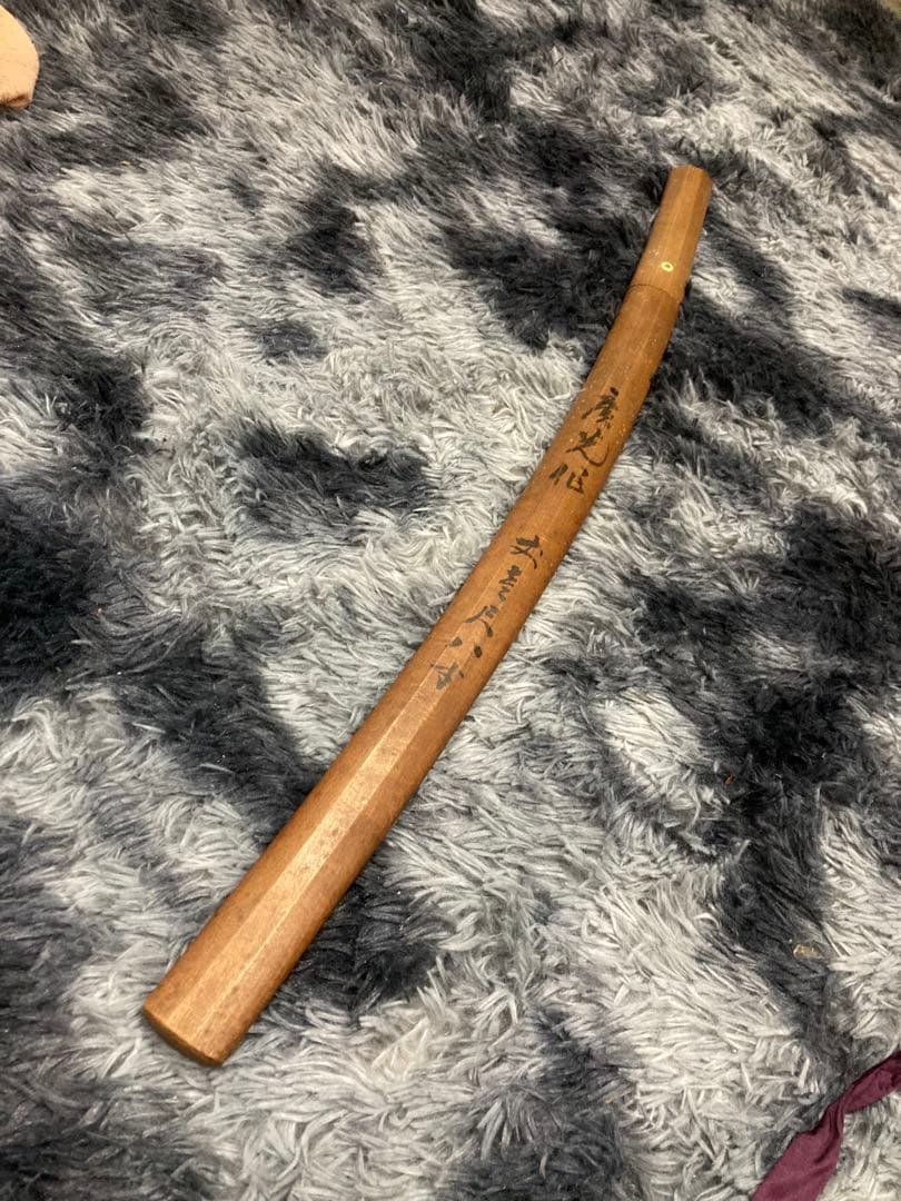 当時物 日本刀 永脇差 真剣 白鞘 刀剣 木刀 全長約80cm 古美術