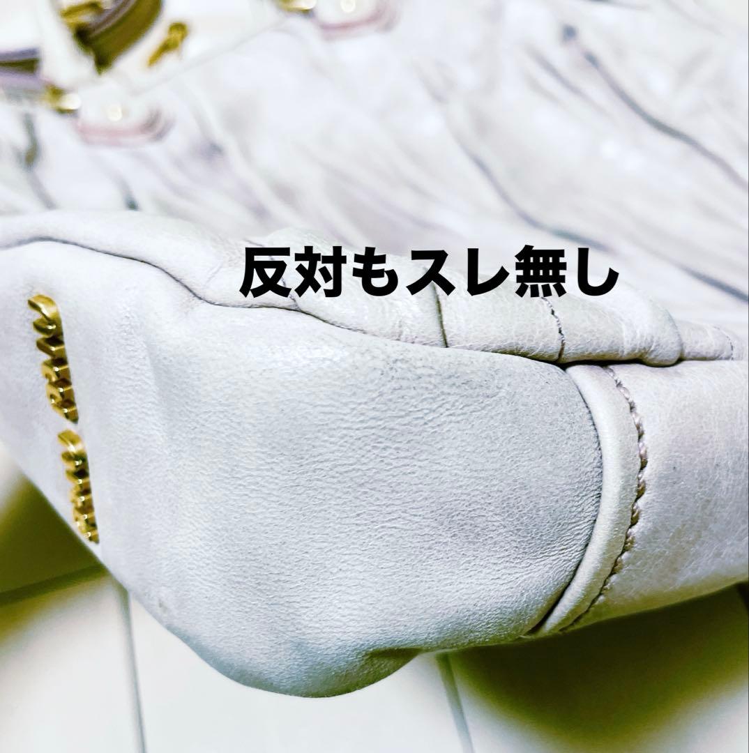 ミュウミュウMIUMIUマテラッセ　ショルダーバッグ2wayハンドバック美品