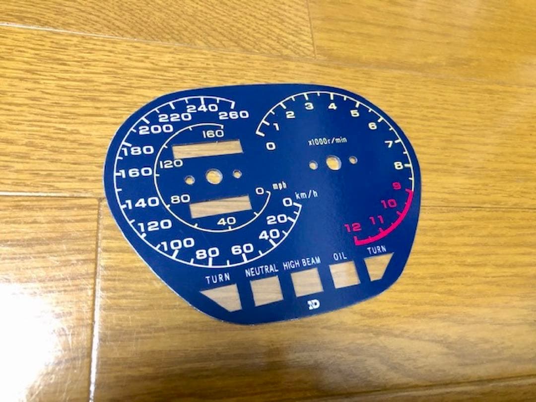 ワンオフ♪GSX−S刀(カタナ)用オリジナルメーターパネル♪7501100