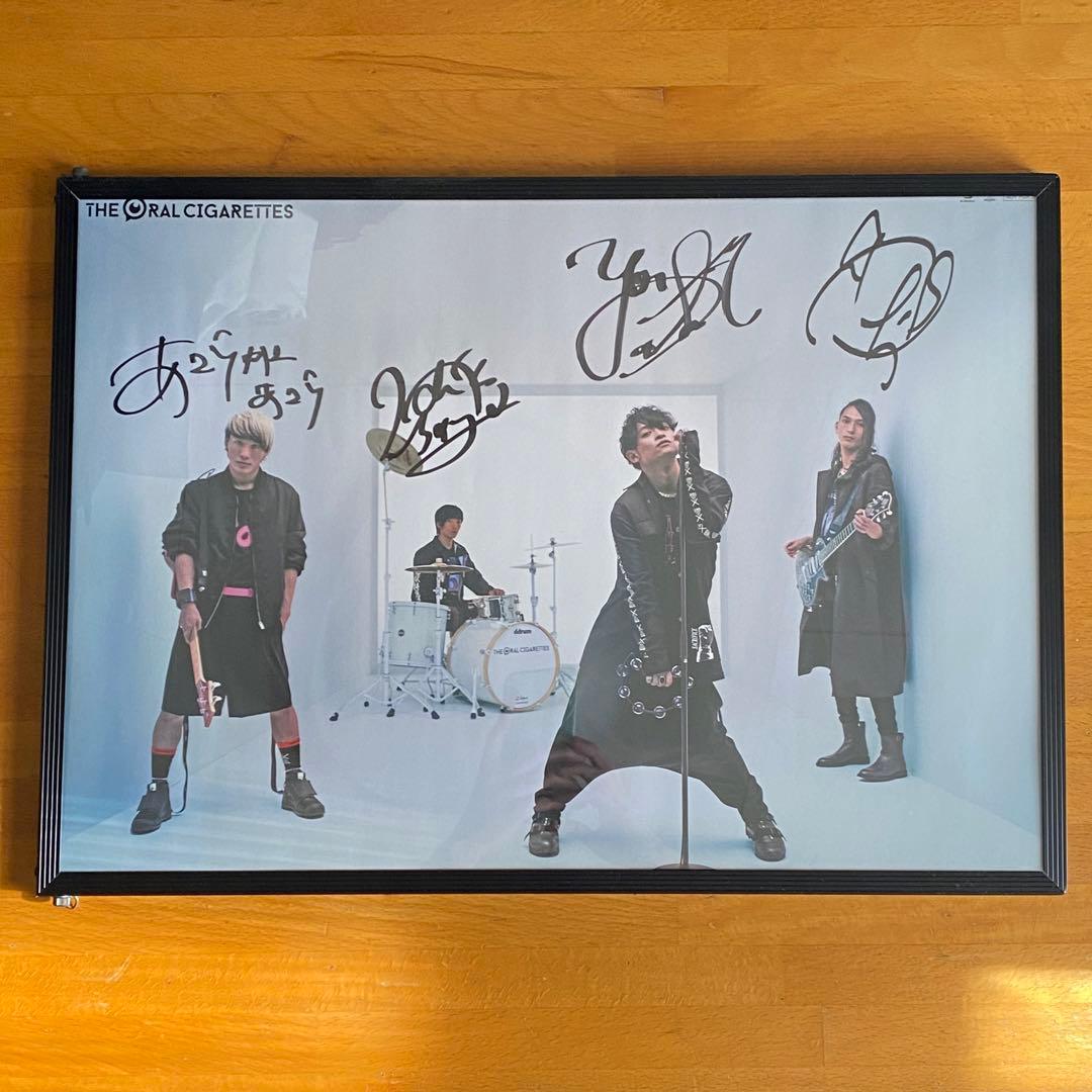 THE ORAL CIGARETTES サイン入りポスター