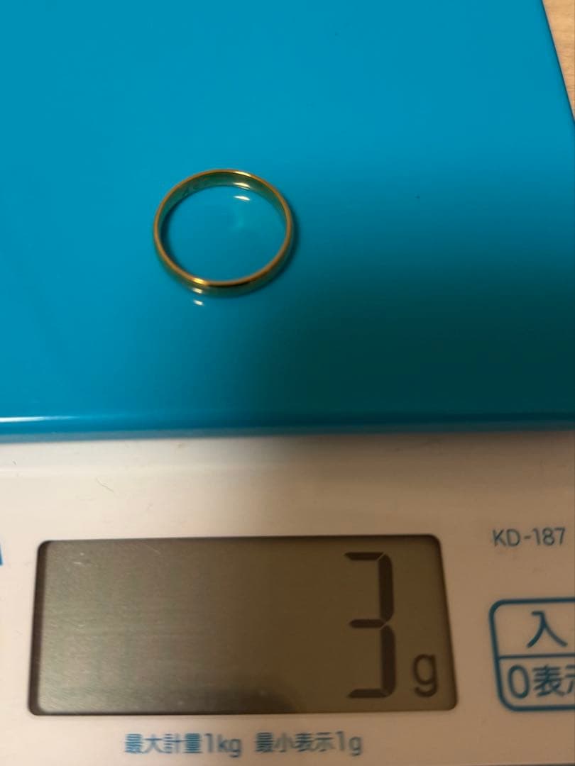 ま*き様 18k刻印　指輪　　約3g 約　2.2cm