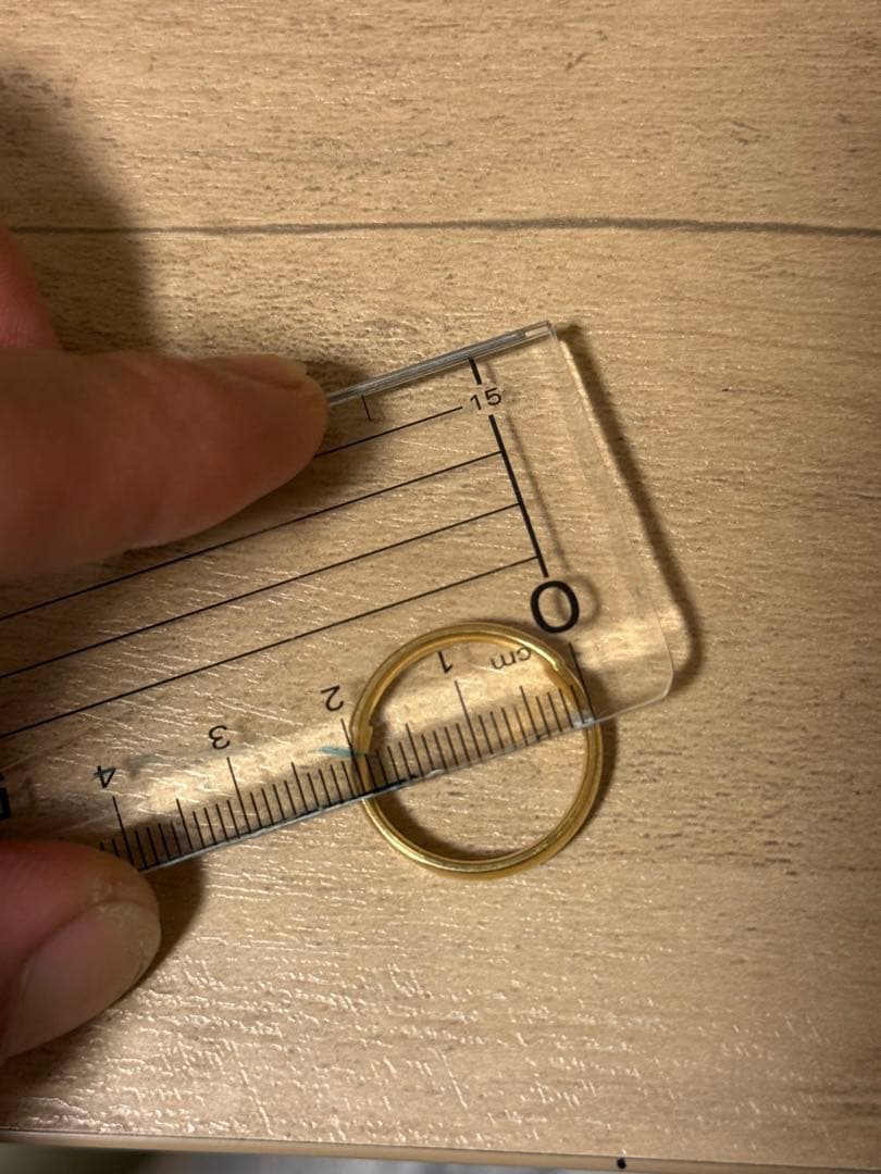 ま*き様 18k刻印　指輪　　約3g 約　2.2cm