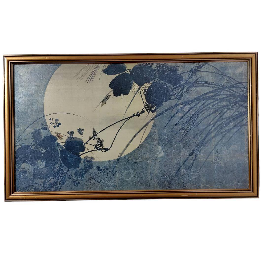 模写/野々村仁清/群雁之図/布袋屋掛軸HG-87