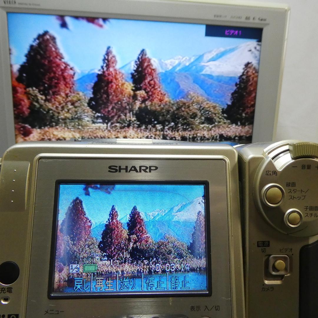 動作良好　Video.Hi8シャープVL-EH500 8ミリビデオカメラDVD化