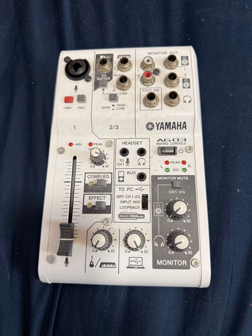YAMAHA AG03 USBミキシングコンソール YAMAHA AG03 USBミキシングコンソール YAMAHA AG03 USBミキシング