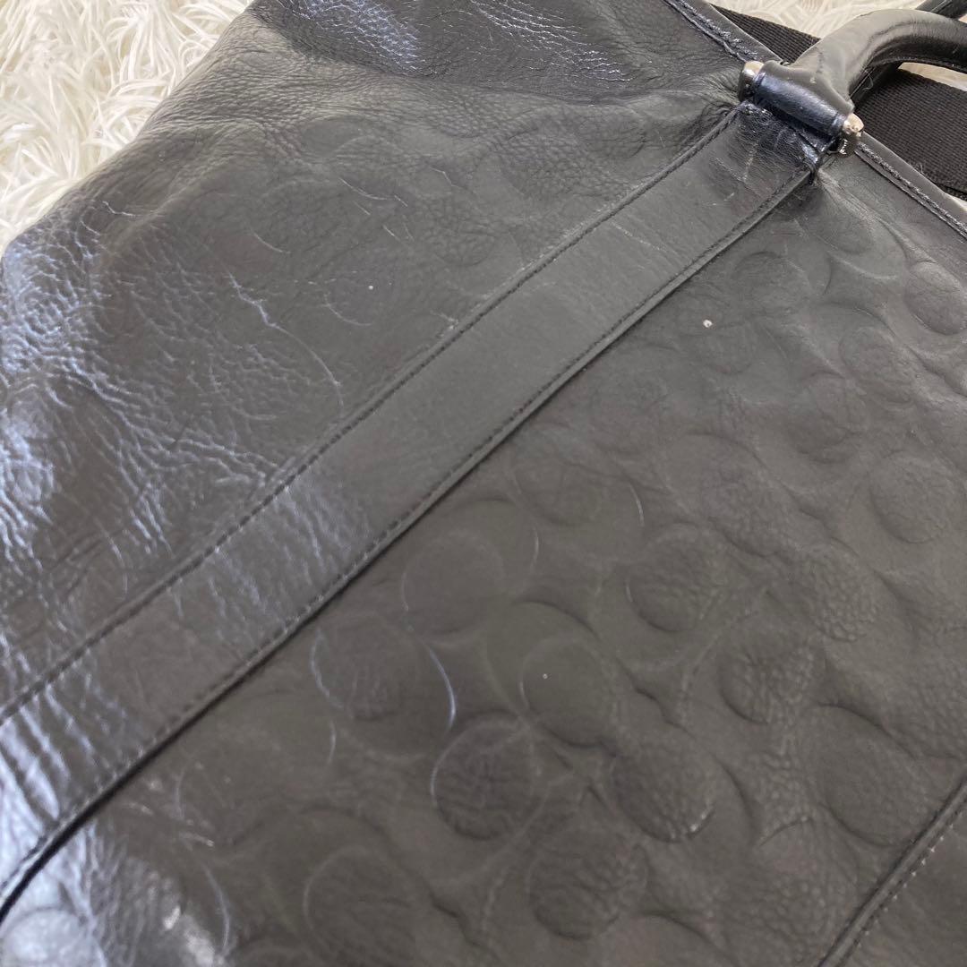 COACH✨2way ビジネスバッグ　オールレザーA4PC シグネチャー