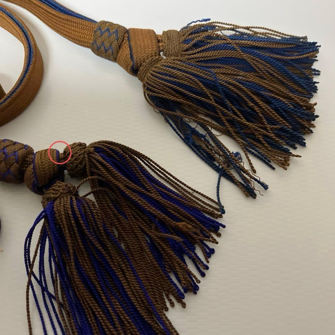 尉官刀緒1点（2点を分けて変更出品 商品は写真下