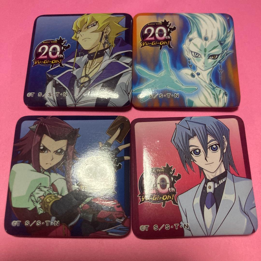 遊戯王 20周年記念 キューブコレクション缶バッジ 4セット - メルカリ