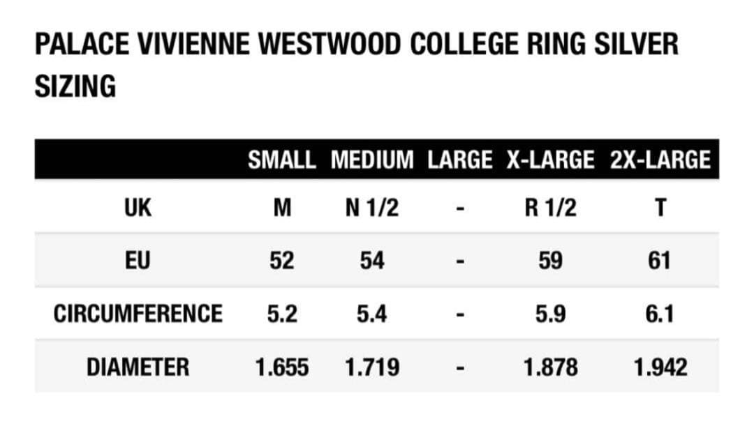 アクセサリー PALACE Vivienne Westwood College Ring