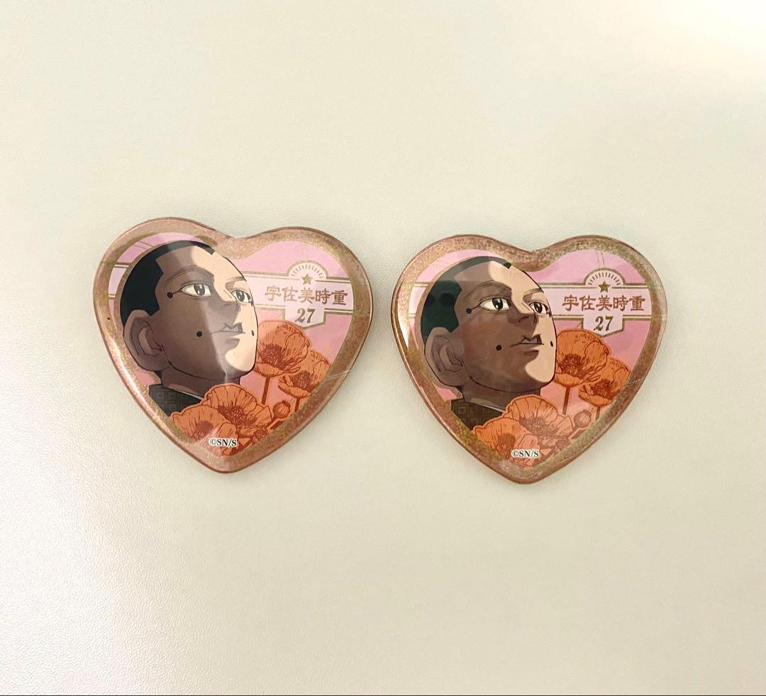 ゴールデンカムイ 愛です 缶バッジ 宇佐美時重 14個セット（おまけ付き）