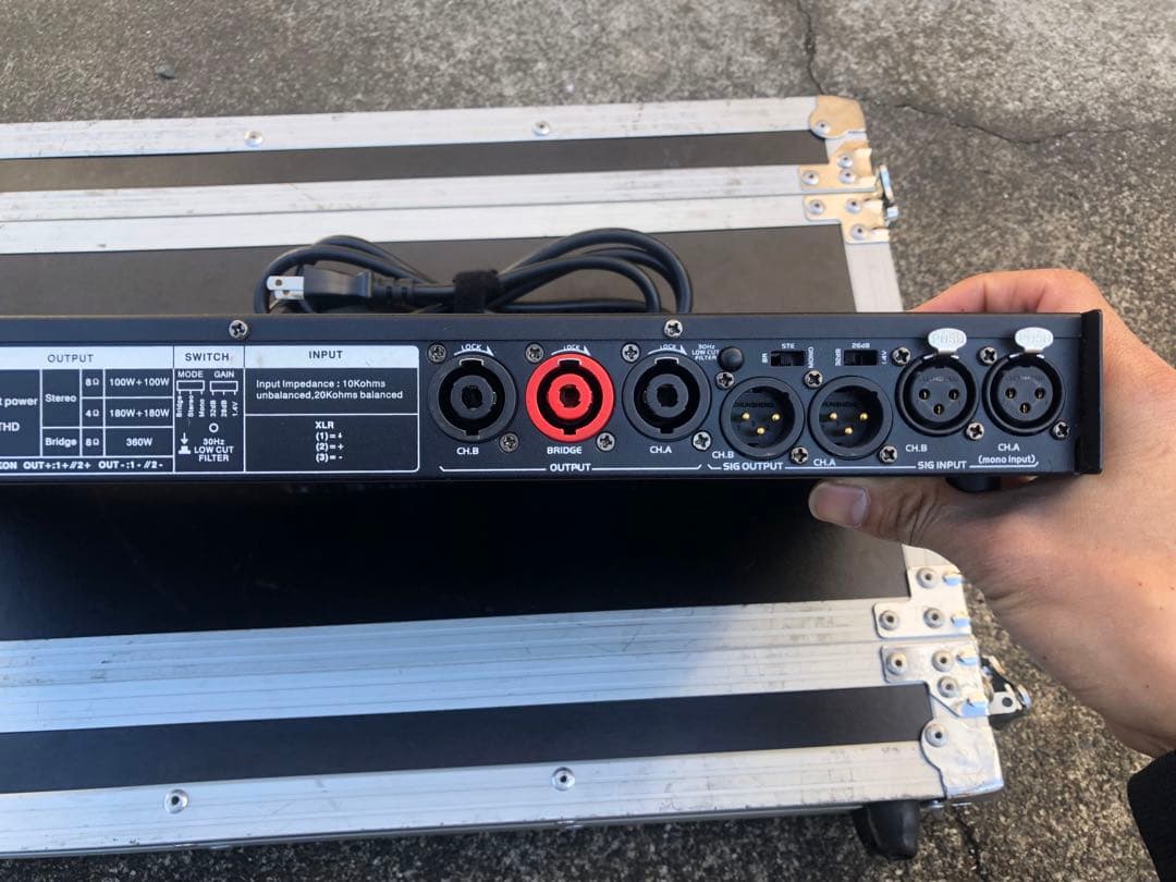 パワーアンプ　DCP400 クラシックプロ