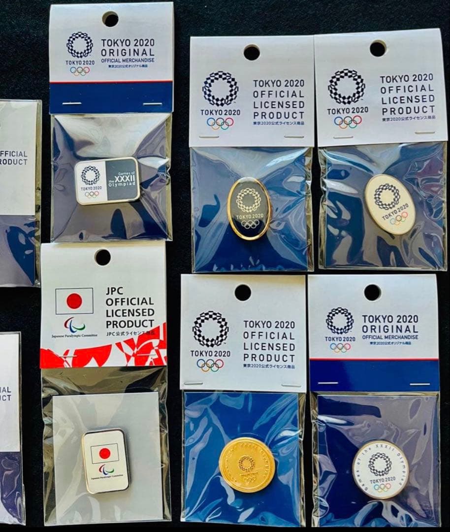 新品未開封品 東京2020公式ライセンスグッズ オリンピックピンバッチ各種22個