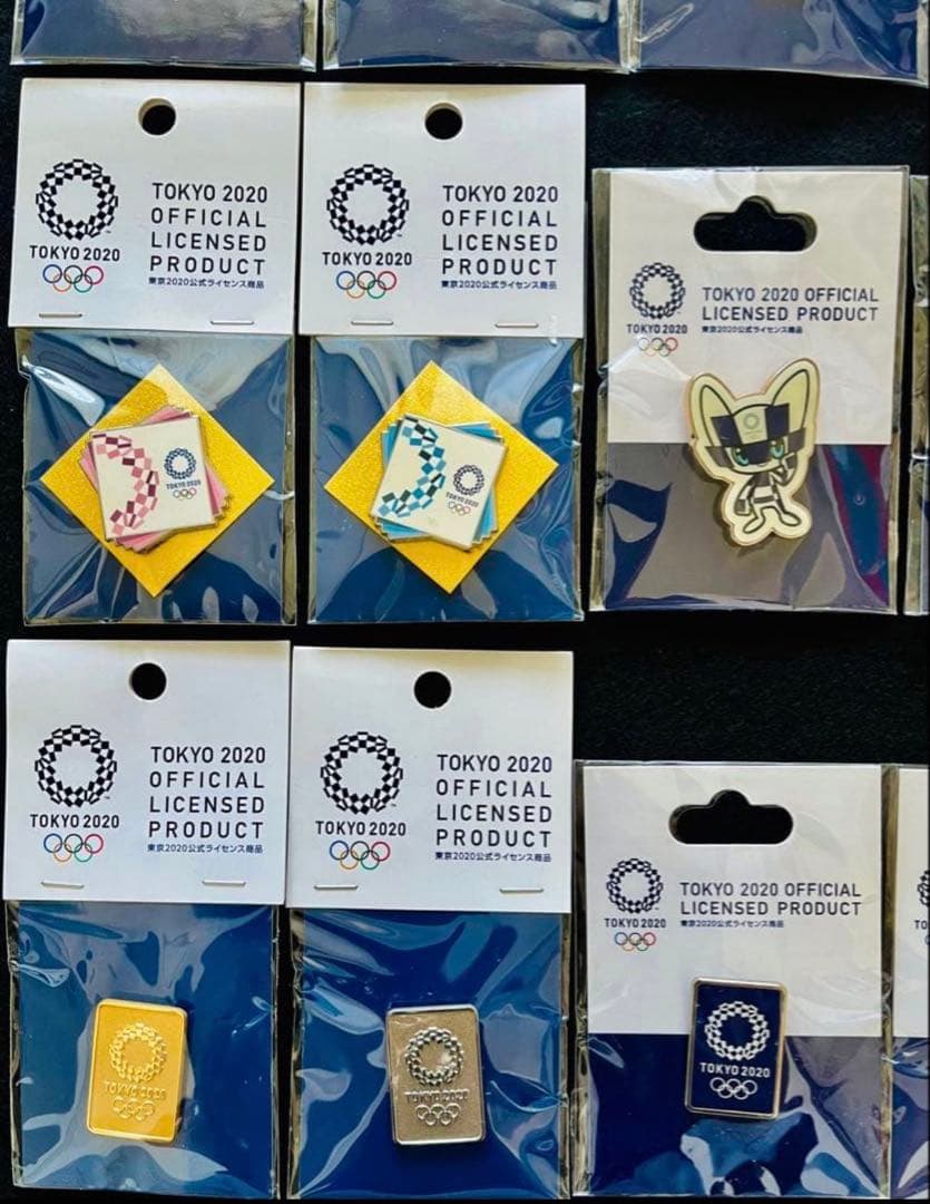 新品未開封品 東京2020公式ライセンスグッズ オリンピックピンバッチ各種22個