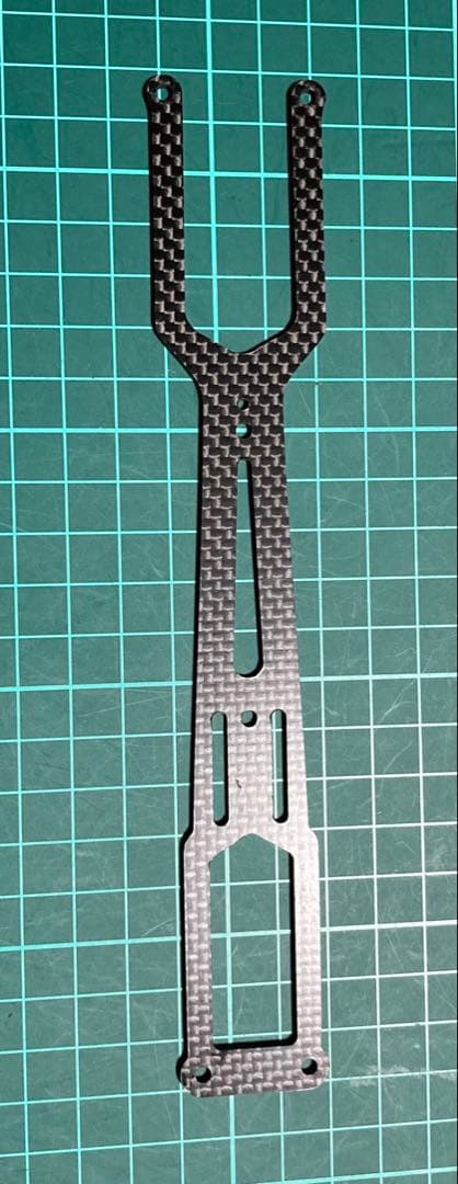 RD2.0用 ヨコモ カーボンシャーシ アッパーデッキ アルミボディポスト