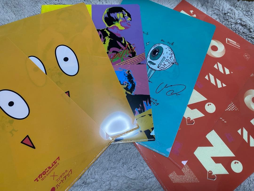 マカロニえんぴつ ハートアップ まかぴー君 ヘアバンド クリアファイル