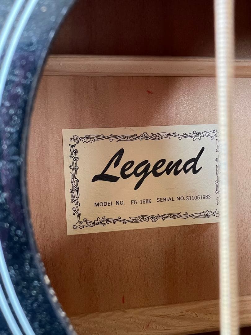 Legendアコースティックギター　FG-15BK