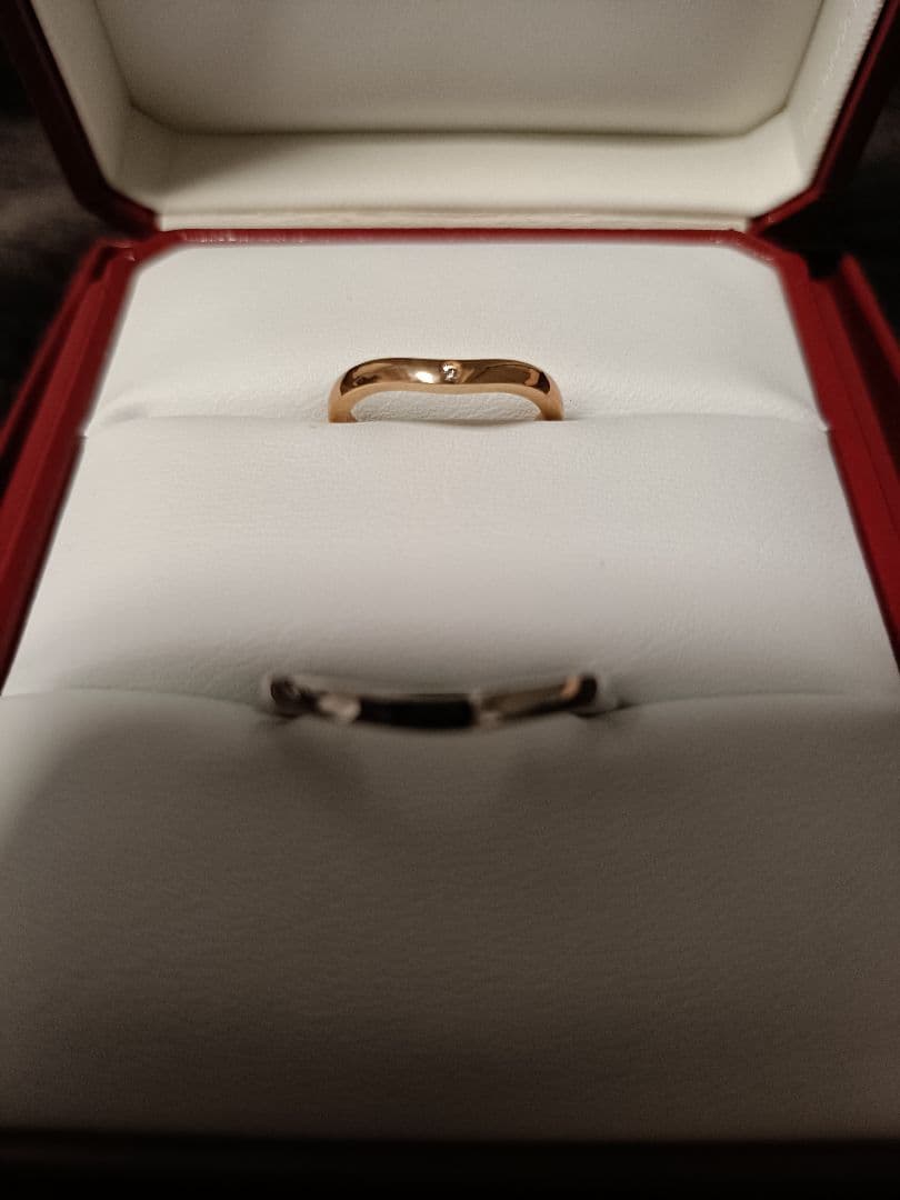 【yuki様】Cartier マリッジリングセット Pt950 K18PG