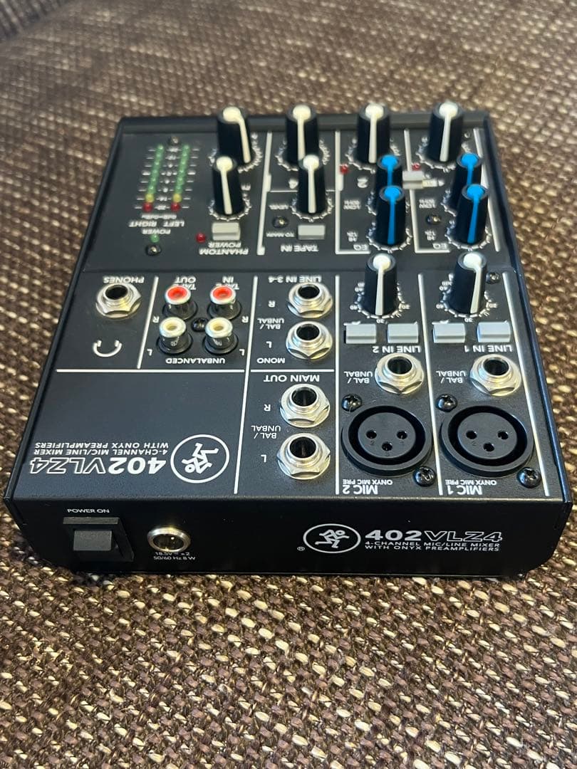 Mackie 402VLZ4 4チャンネル コンパクトミキサー