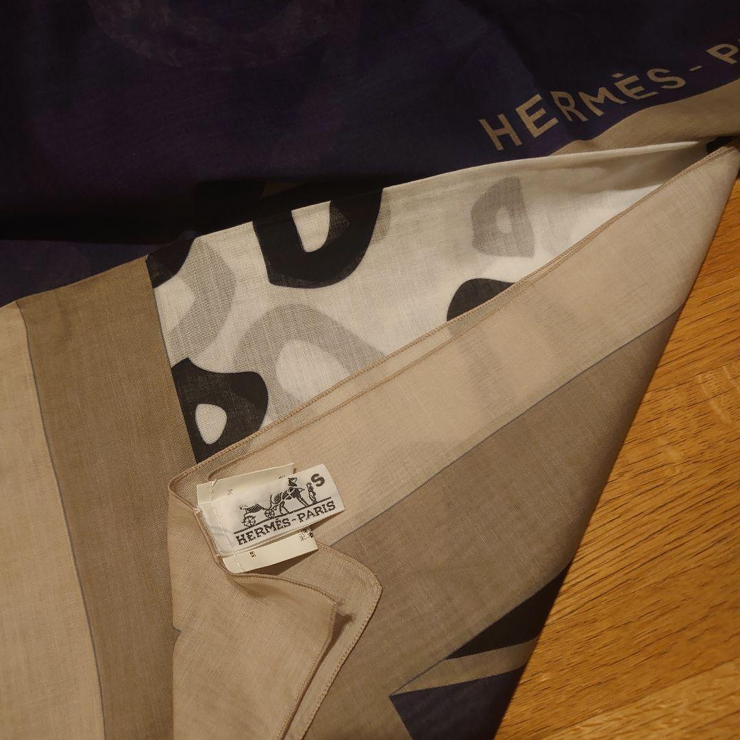 【未使用品パレオ】HERMÈS レオパード柄パレオ