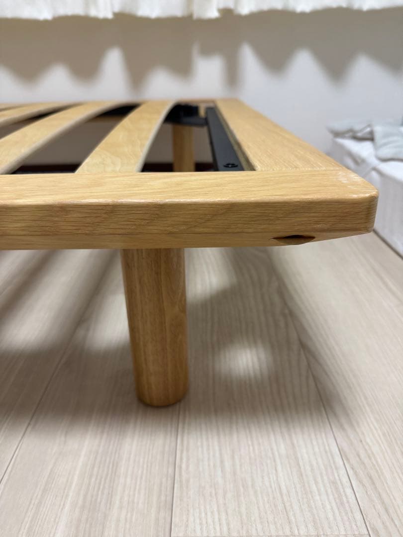 無印良品 木製シングルベッドフレーム ヘッドボード付