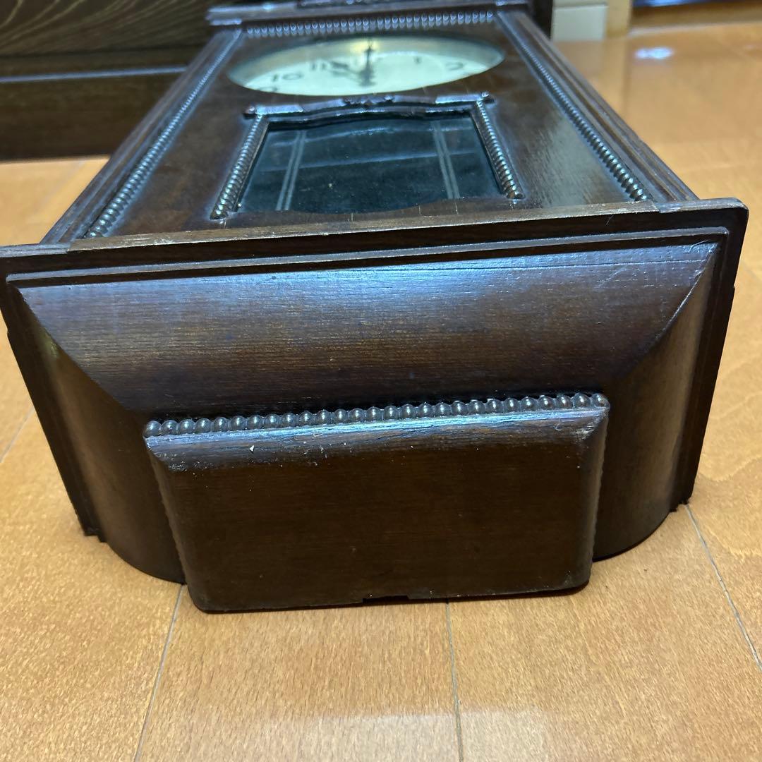 SEIKOSHA木製掛時計 振り子付き