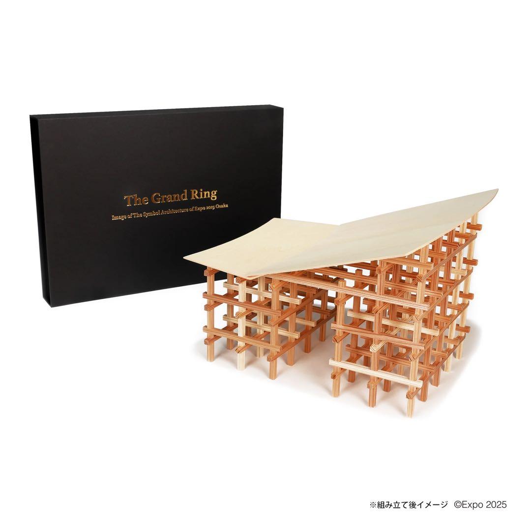 万博EXPO2025 The Grand Ring 木製工作キット大屋根リング - メルカリ