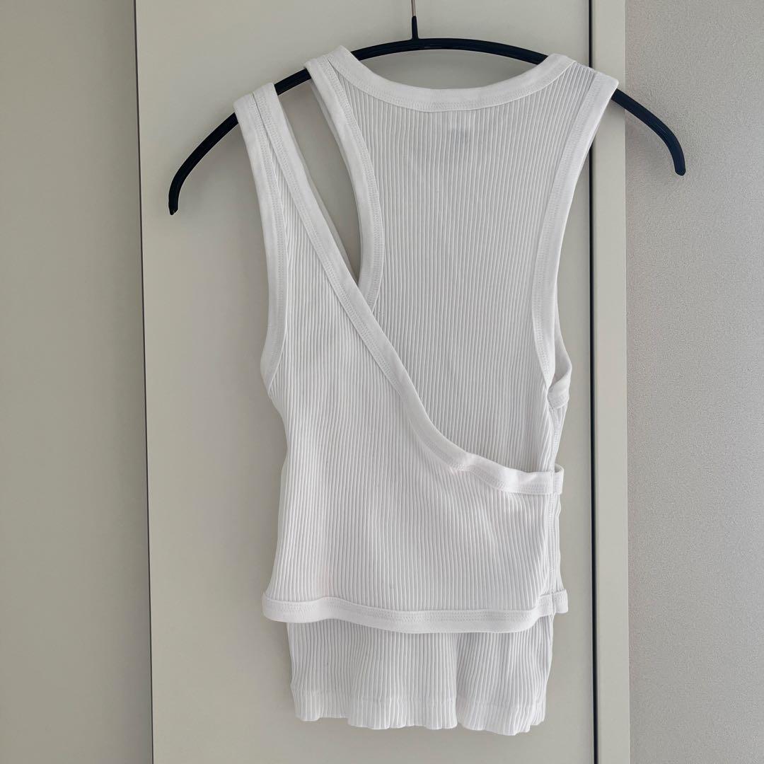 【HYKE】美品 DOUBLE SHOULDER TANK TOPタンクトップ