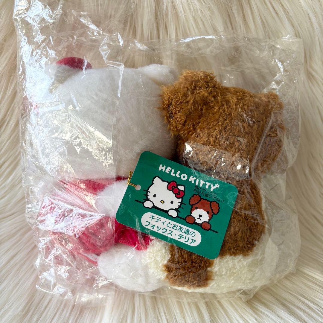 希少　未使用　サンリオ　ハローキティ　2002 フォックステリア　ぬいぐるみ