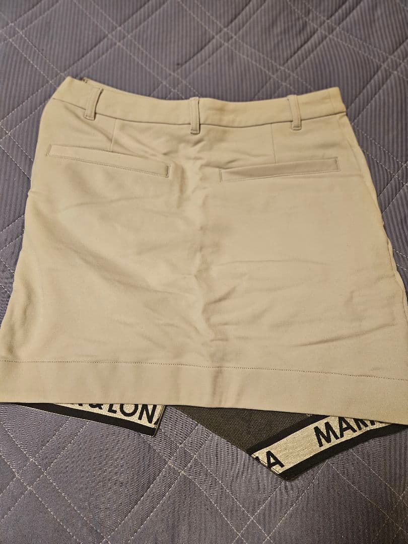 MARK & LONA ジップアップジャケットスカートセット　グレー