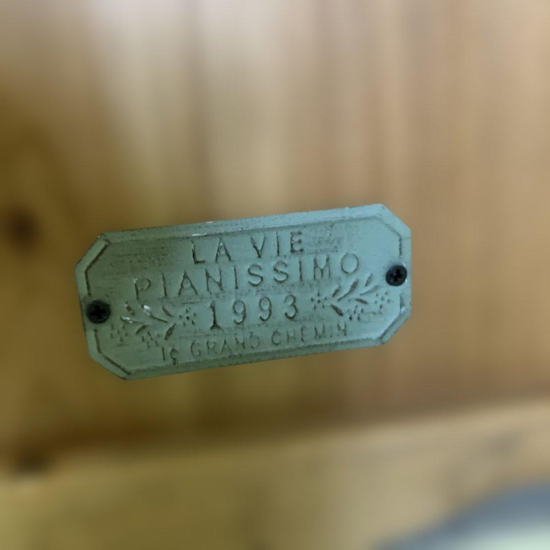 アンティークなガラス扉のキャビネット6ドロワー ミントグリーン木製