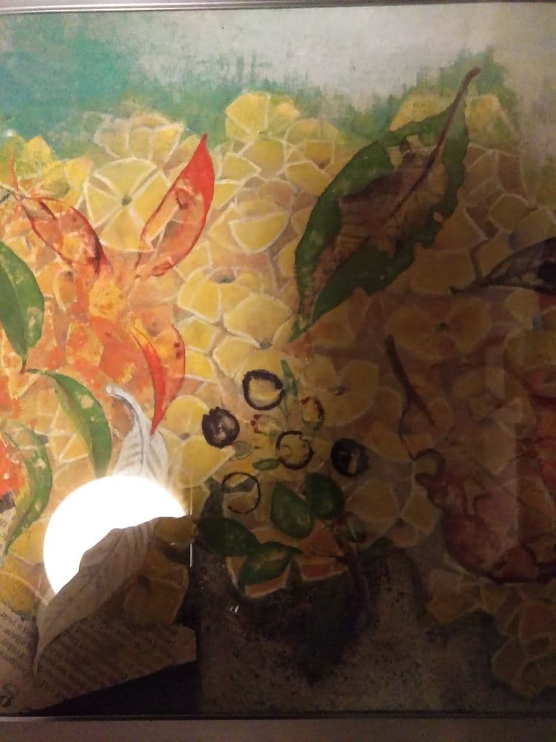 日本画⑩　紫陽花