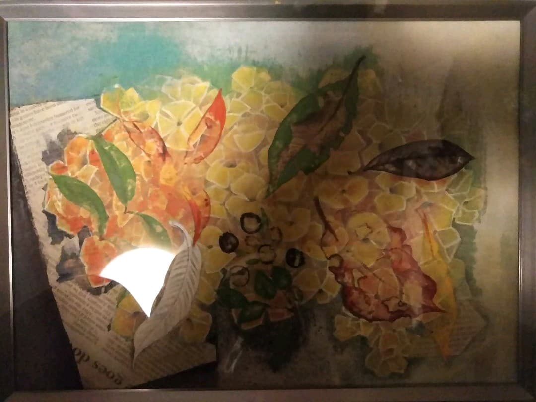 日本画⑩　紫陽花