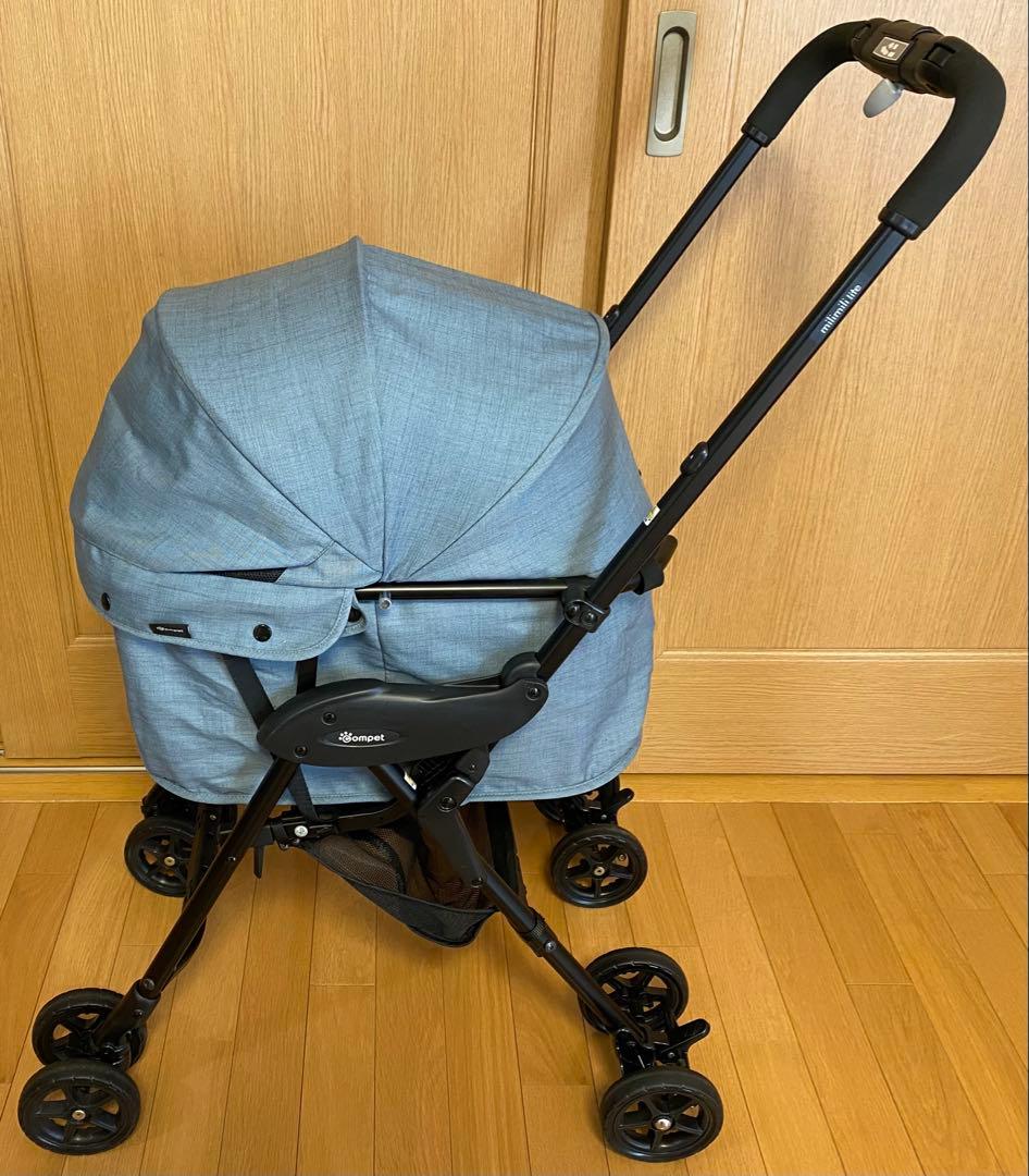 Combi コムペット ミリミリライト レイクブルー (ペットカート)