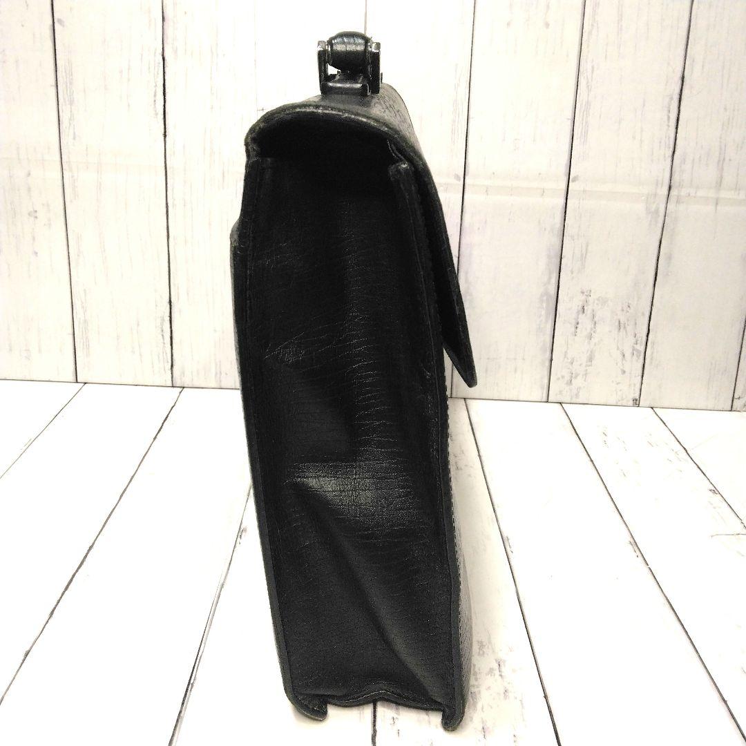 GUCCI ビジネスバッグ　ブリーフケース　A4可　ナンバー錠　シルバー金具